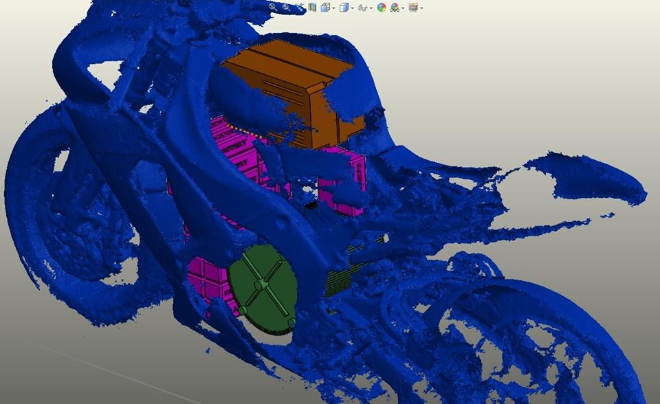 Motorcycle-Scan 3d